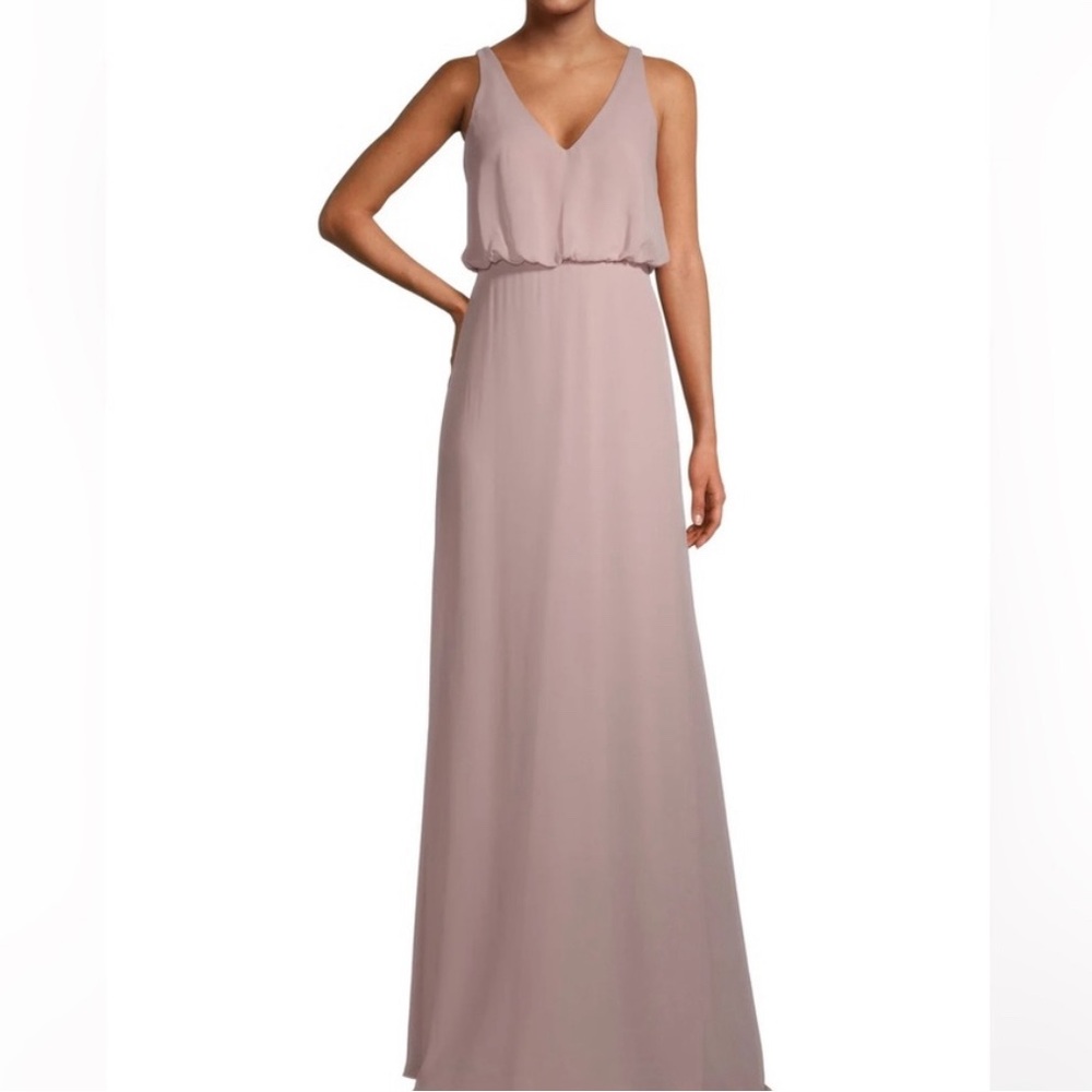 Bill Levkoff Bridesmaid Dress Eva Size Small Frost Rose